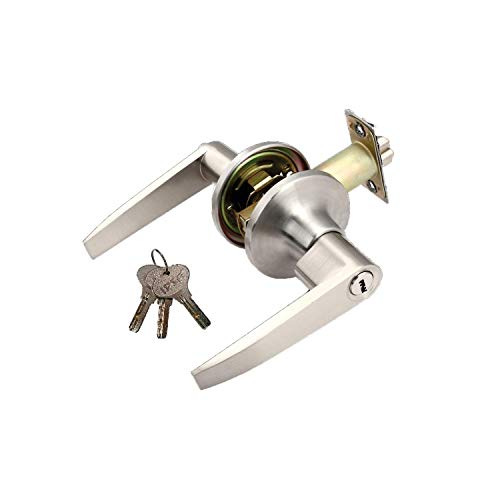 IPSA H03 High Security SS304 Lock Handle with Computer Key Finish by SS Backset 60-70 mm